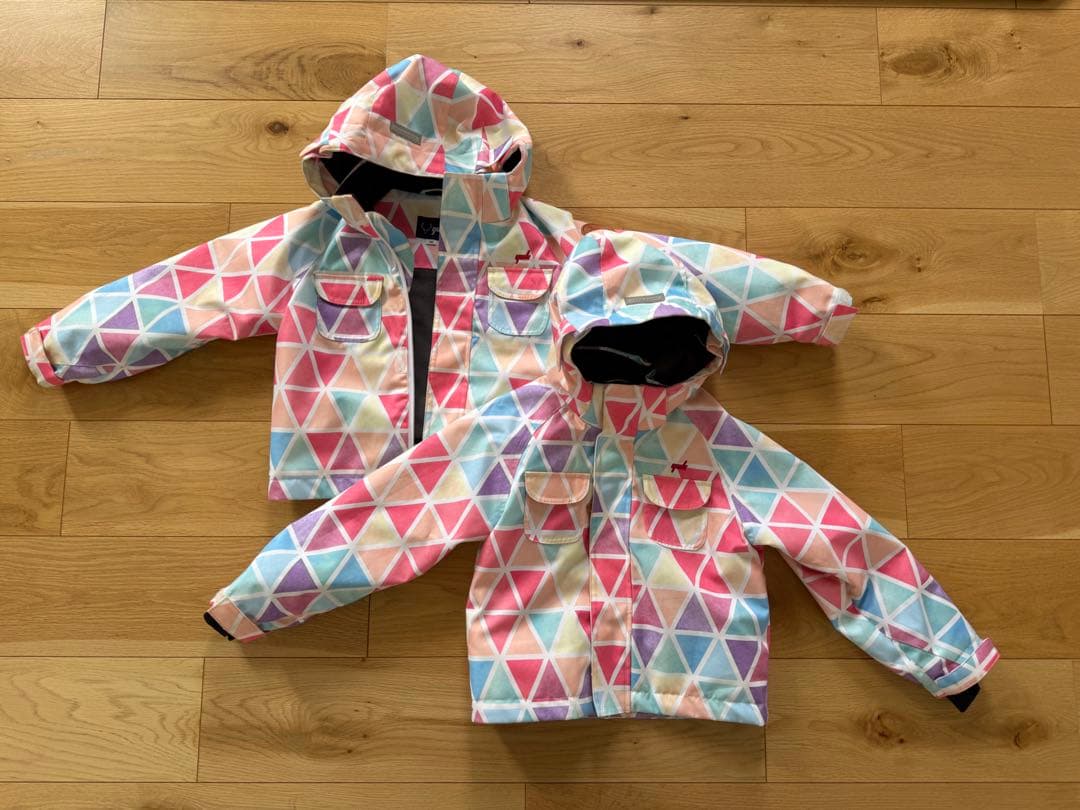 【たふ様】【双子】スキーウェア　YUK 110サイズ　2着上下セット