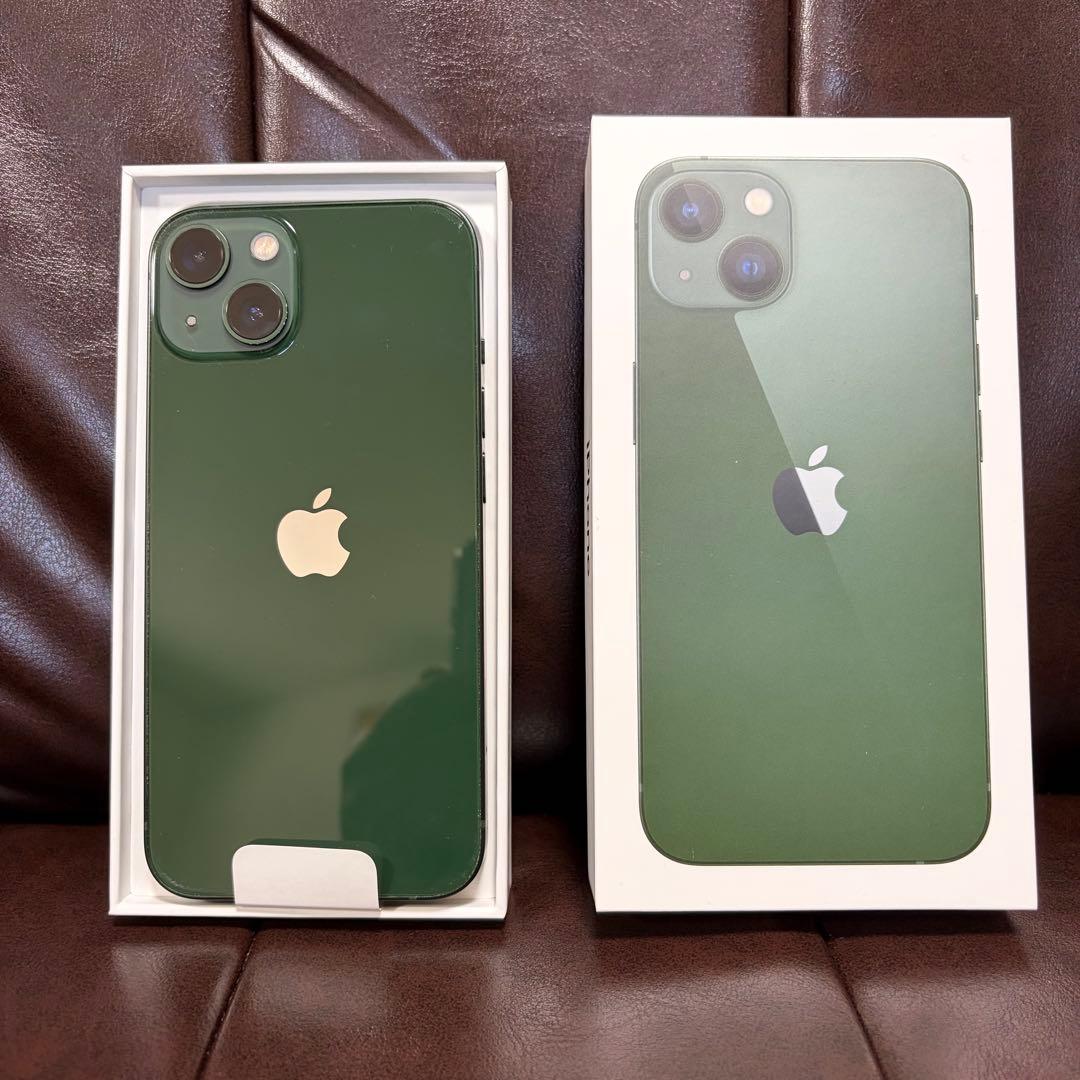 【週末値引き】iPhone 13 256G SIMフリー グリーン 本体