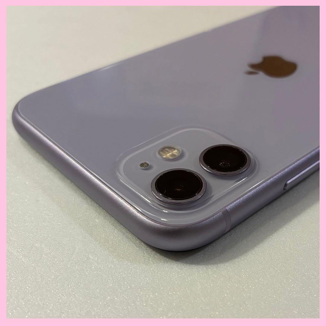 iPhone 11 256GB パープル SIMフリー#181