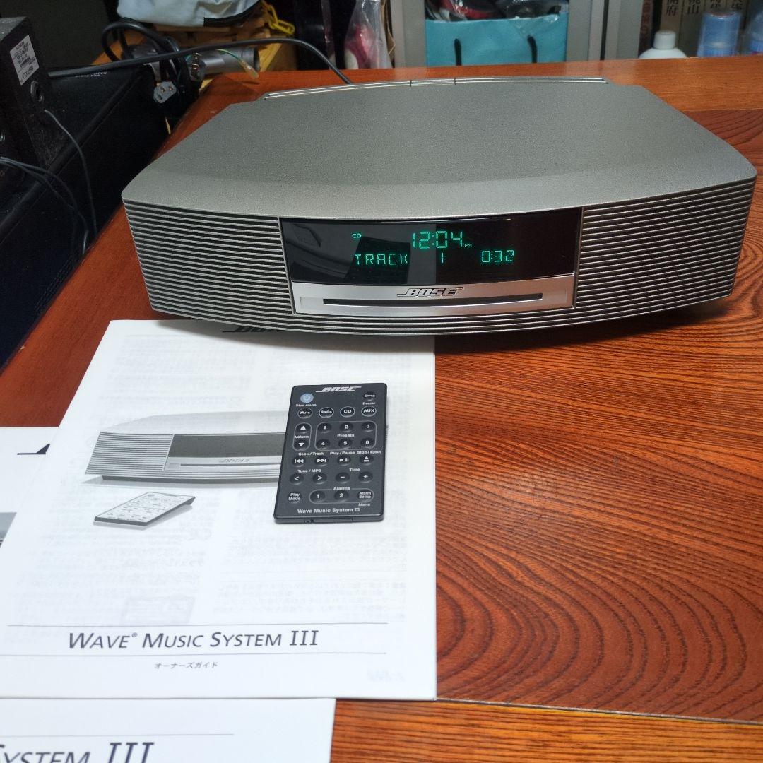 BOSE Wave Music System Ⅲ完動品純正リモコン純正コード取説