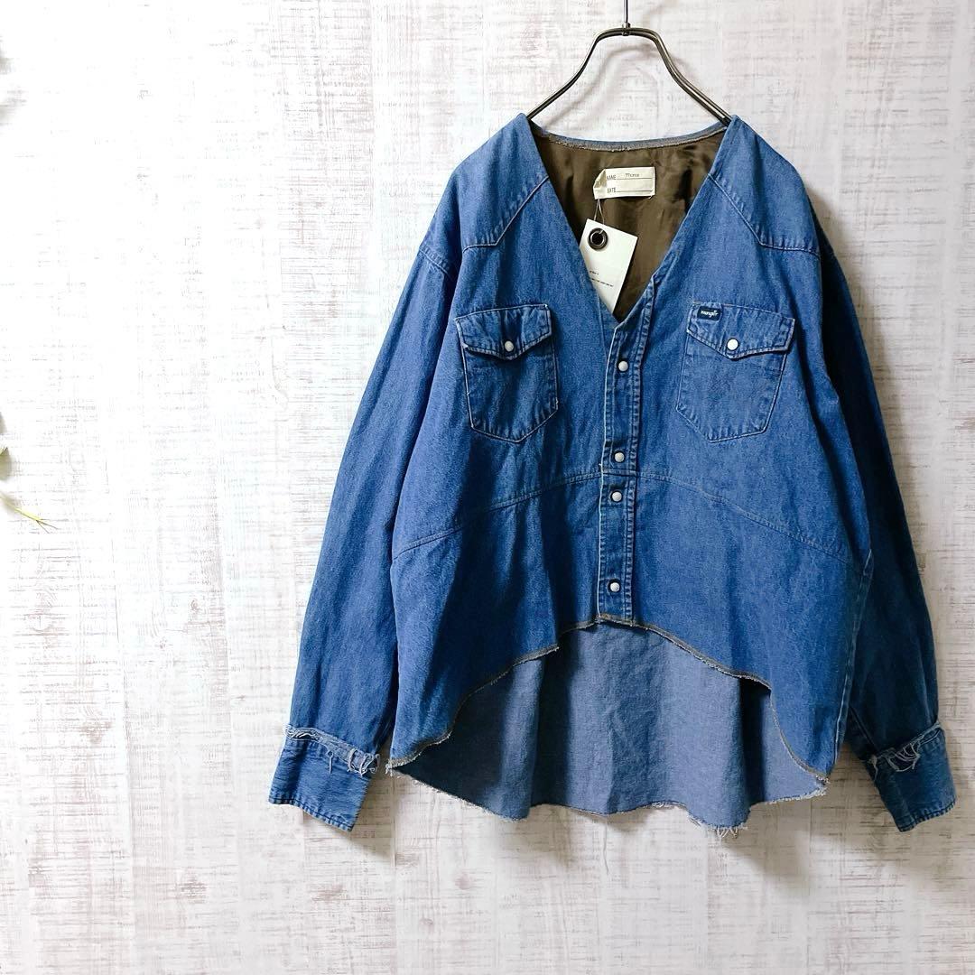 【新品】77circa × Wrangler デニム シャツ カバーオール