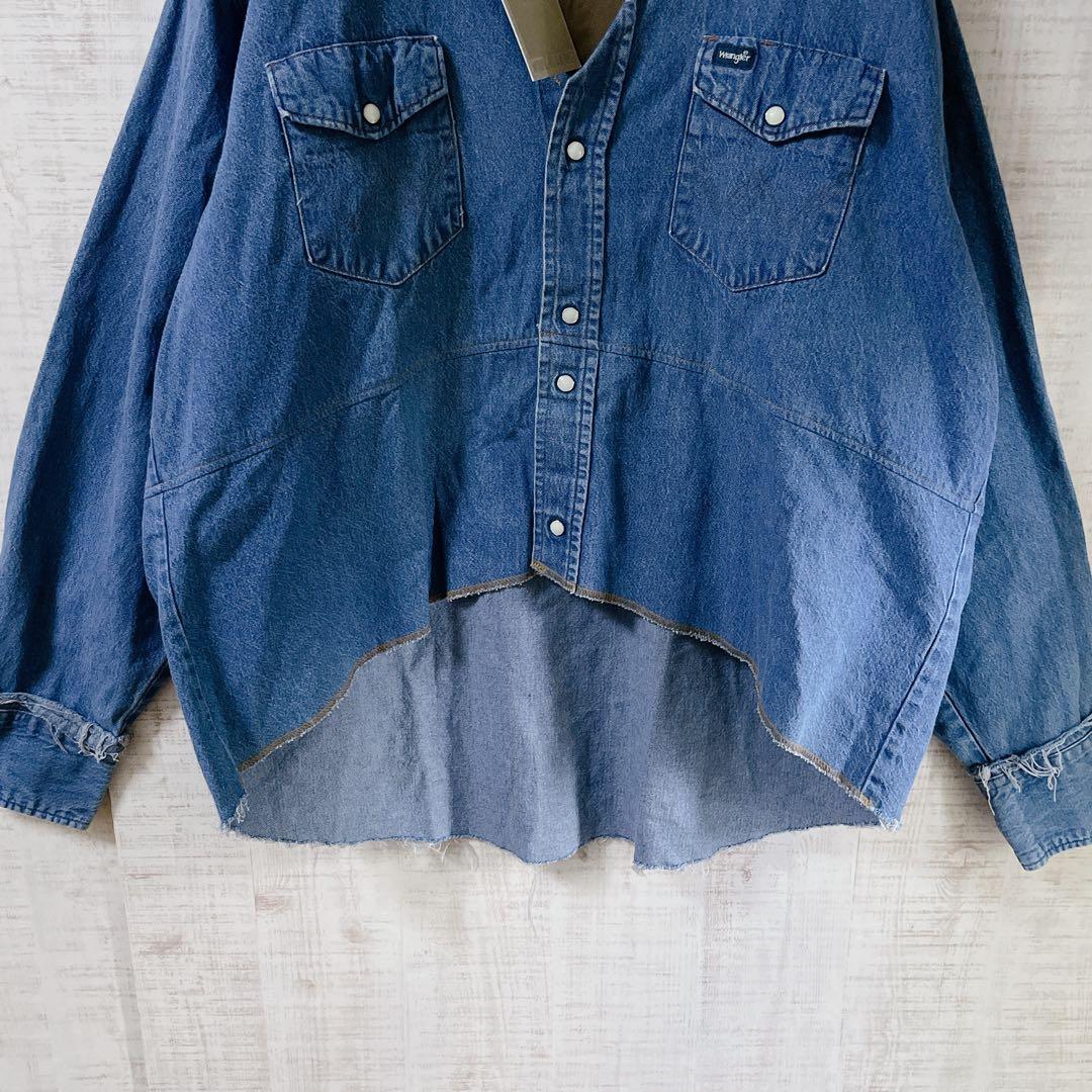 【新品】77circa × Wrangler デニム シャツ カバーオール