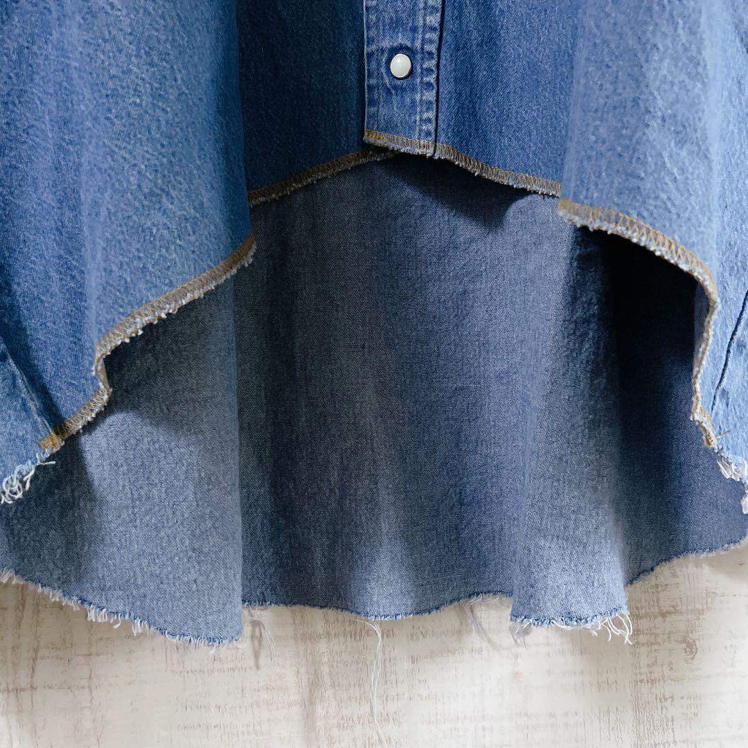 【新品】77circa × Wrangler デニム シャツ カバーオール