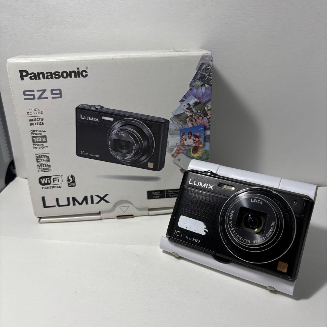 元箱 デジカメ Panasonic LUMIX ブラック DMC-SZ9