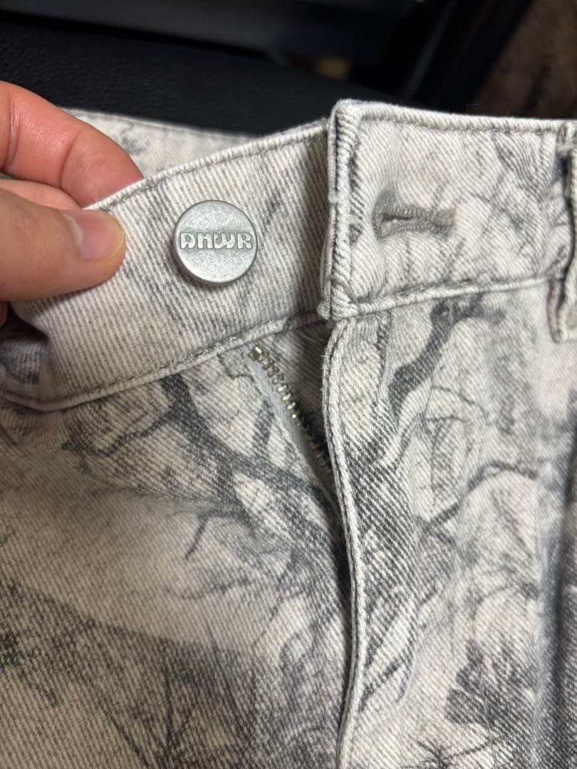 ZARA リアルツリー カモフラージュ カーペンターパンツ バギーデニム