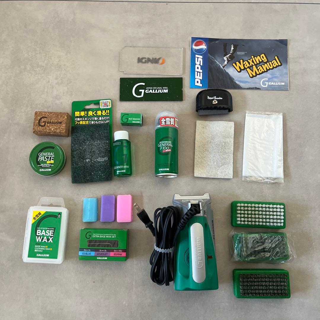 GALLIUM スノーボード　トライアルワクシングBOX ホットワックスキット