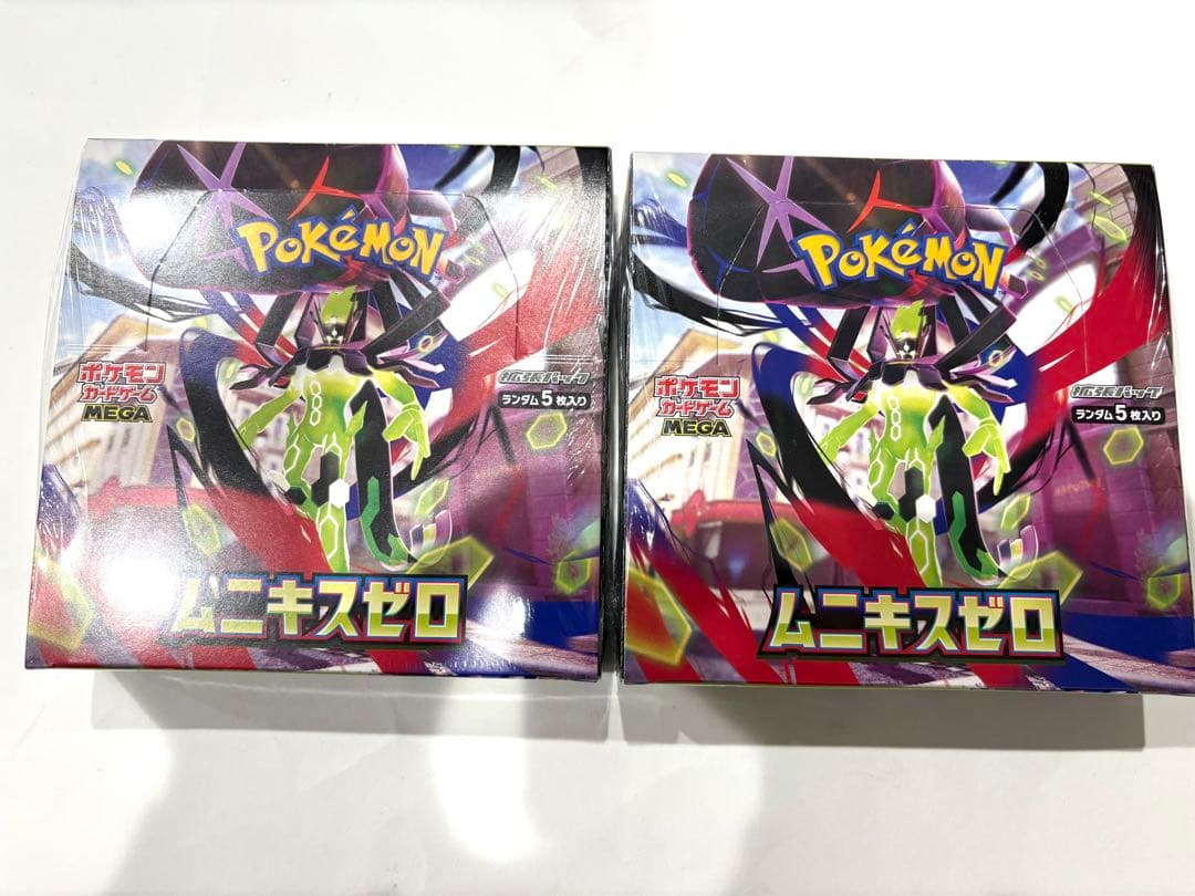 【新品】ポケモンカードゲーム ムニキスゼロ 2box シュリンク付き