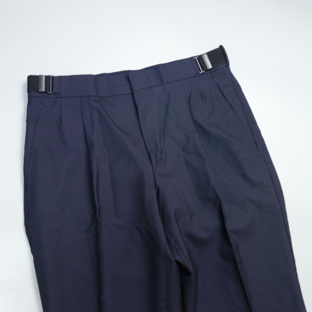 ブ*か様 9108極美品 ゼニアユニフォーム アジャスターベルト スラックス メ