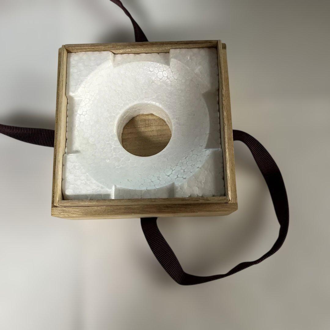 純銀製　花模様盃