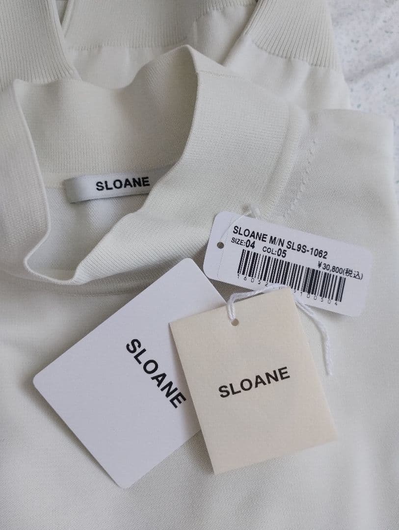 【SLOANE】guji golf 別注 ウオッシャブル モックネックニット