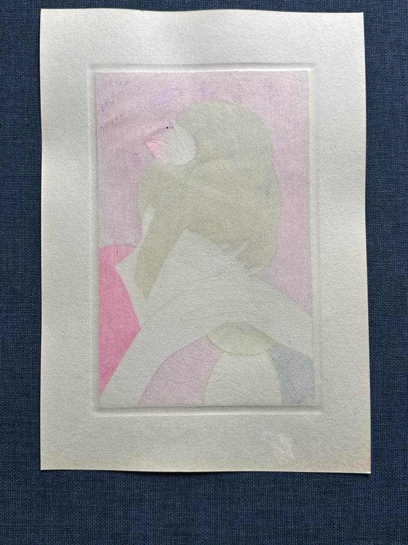 林静一 オリジナル木版画「儚夢（ろまん）」A