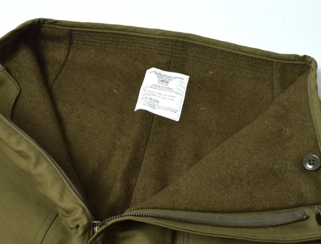 3.1万 HOUSTON ヒューストン 秋冬 起毛裏地 A-2 デッキパンツ L