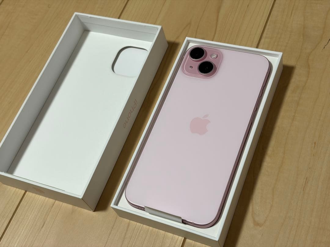 【美品】iPhone15Plus ピンク 128GB