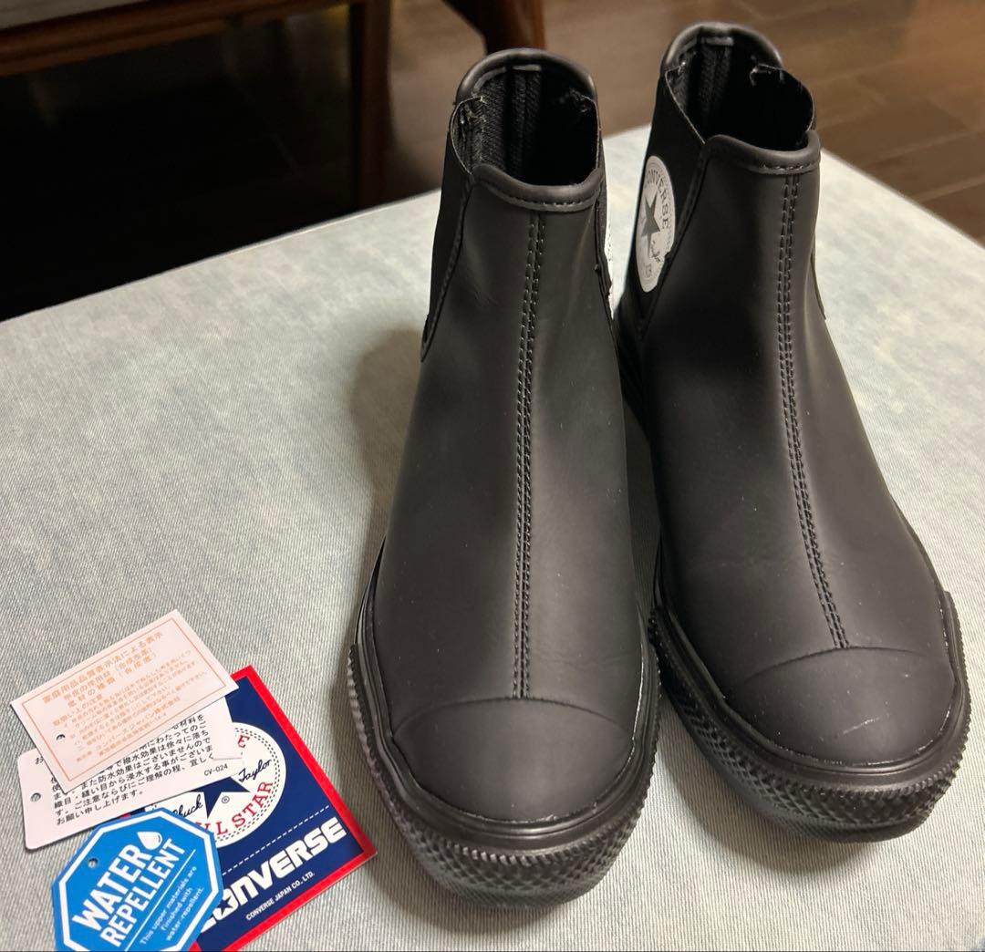 専用★CONVERSE ALL STAR レインブーツ　ブラック　24.0