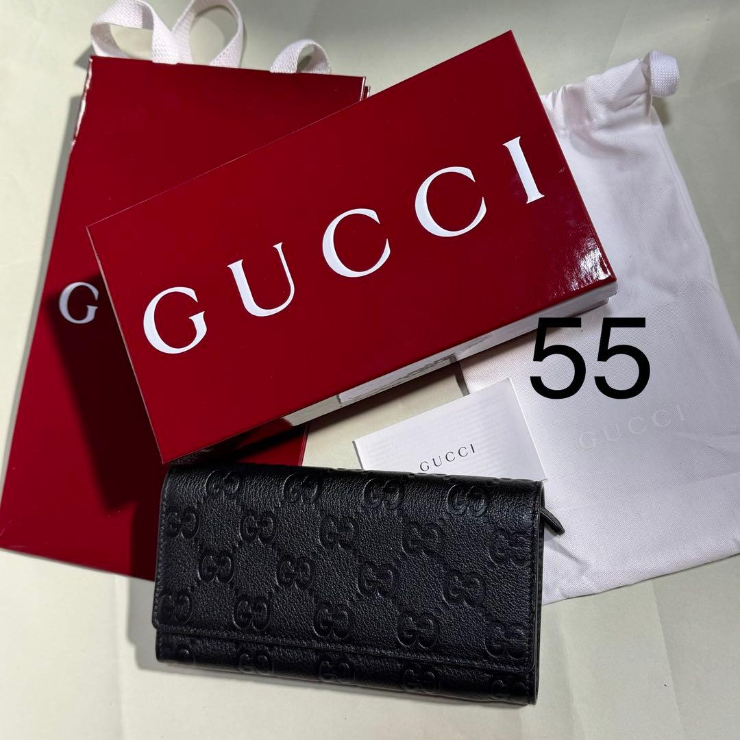 GUCCI GGエンブレム コンチネンタルウォレット