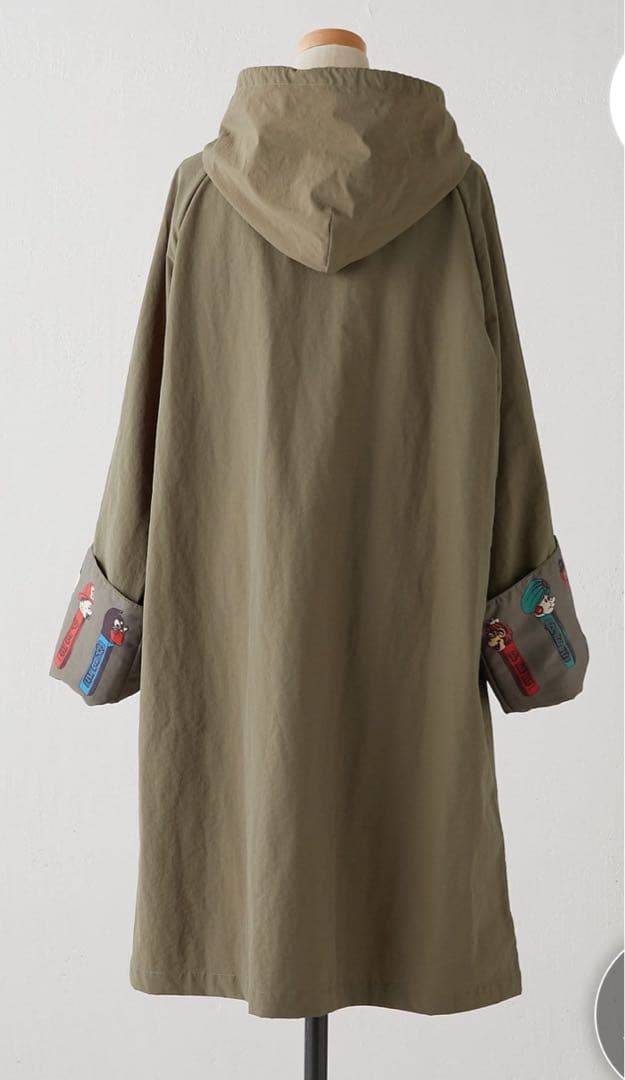 PEZキャラクター刺繍入りレインコート