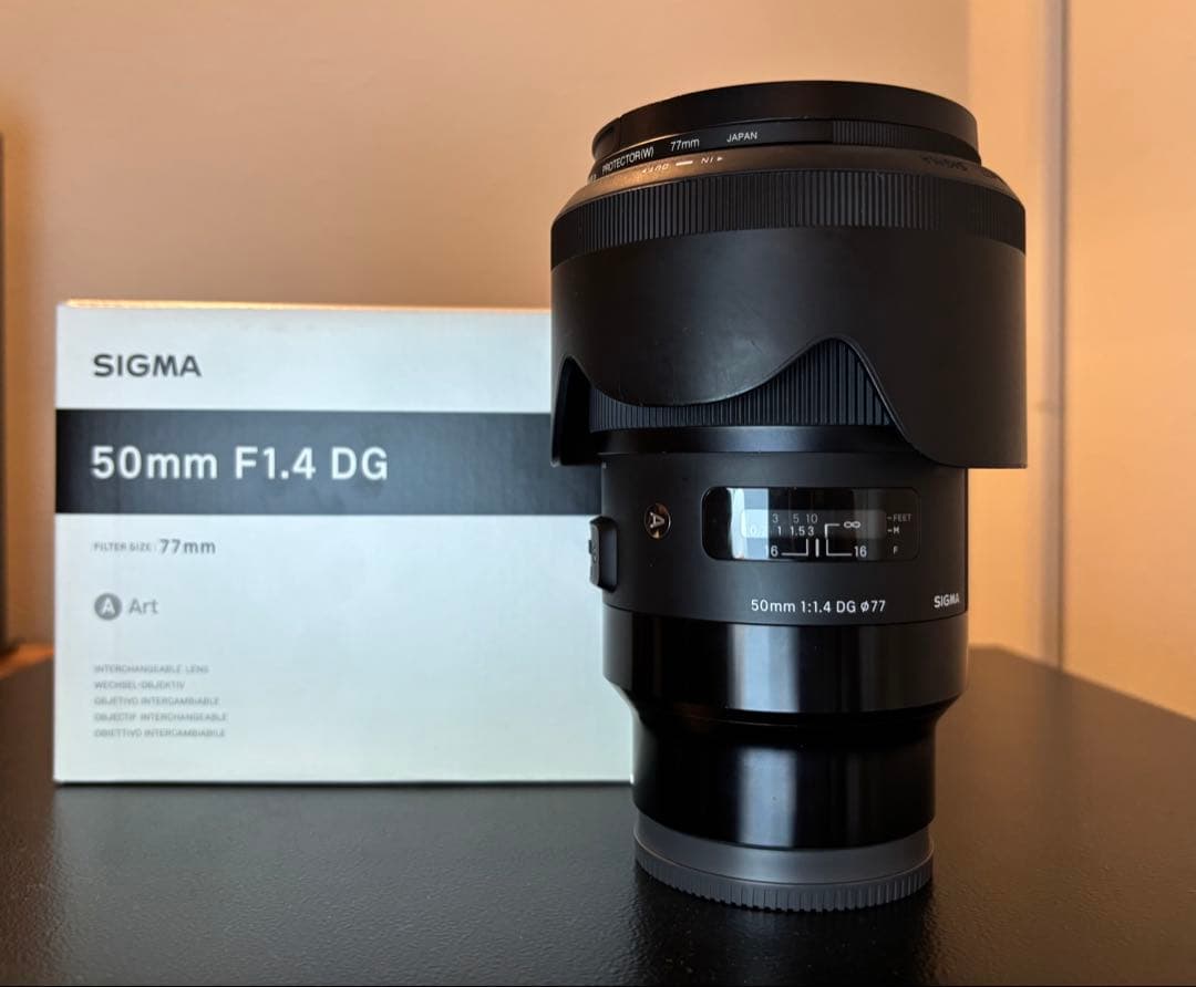 【美品】 SIGMA 50mm F1.4 DG HSM SONY Eマウント