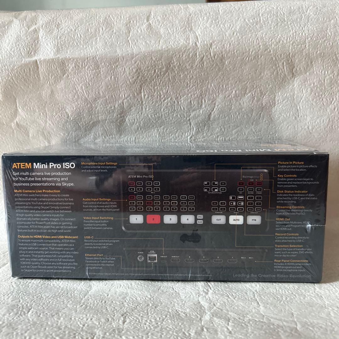 新品未開封Blackmagic Design ATEM Mini Pro ISO