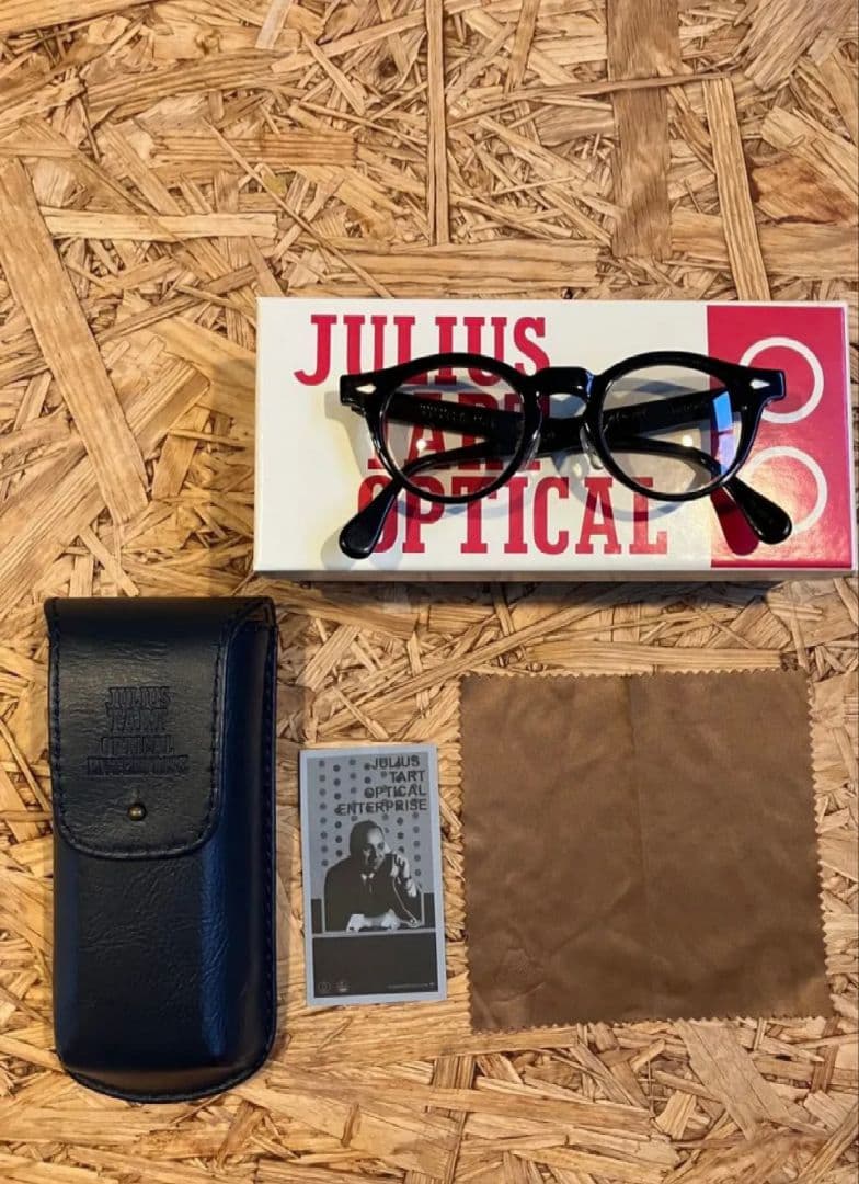 JULIUS TART OPTICAL HAROLD 43-23 ブラック
