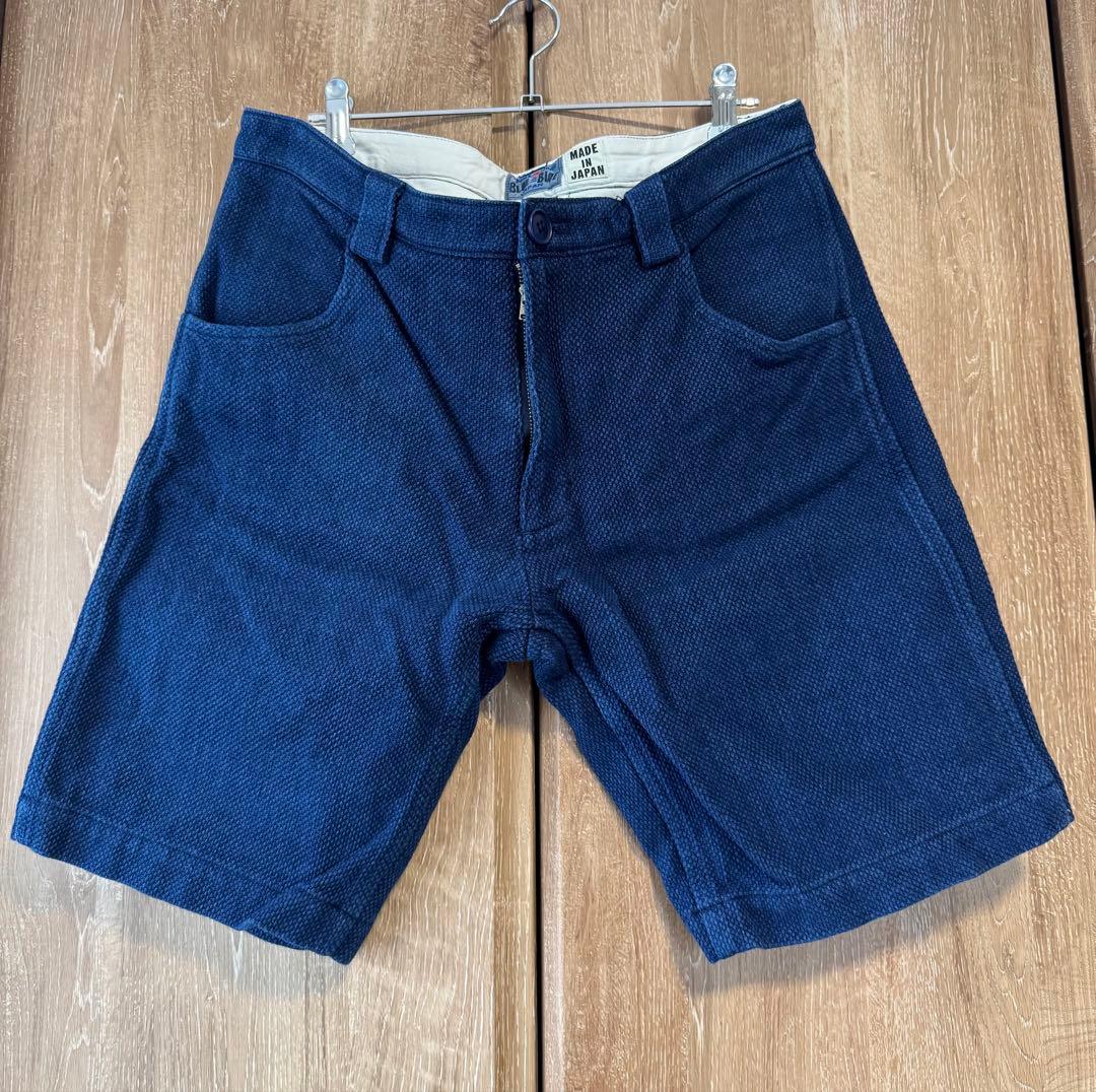 BLUE BLUE JAPAN　本藍 刺し子 ショートパンツ