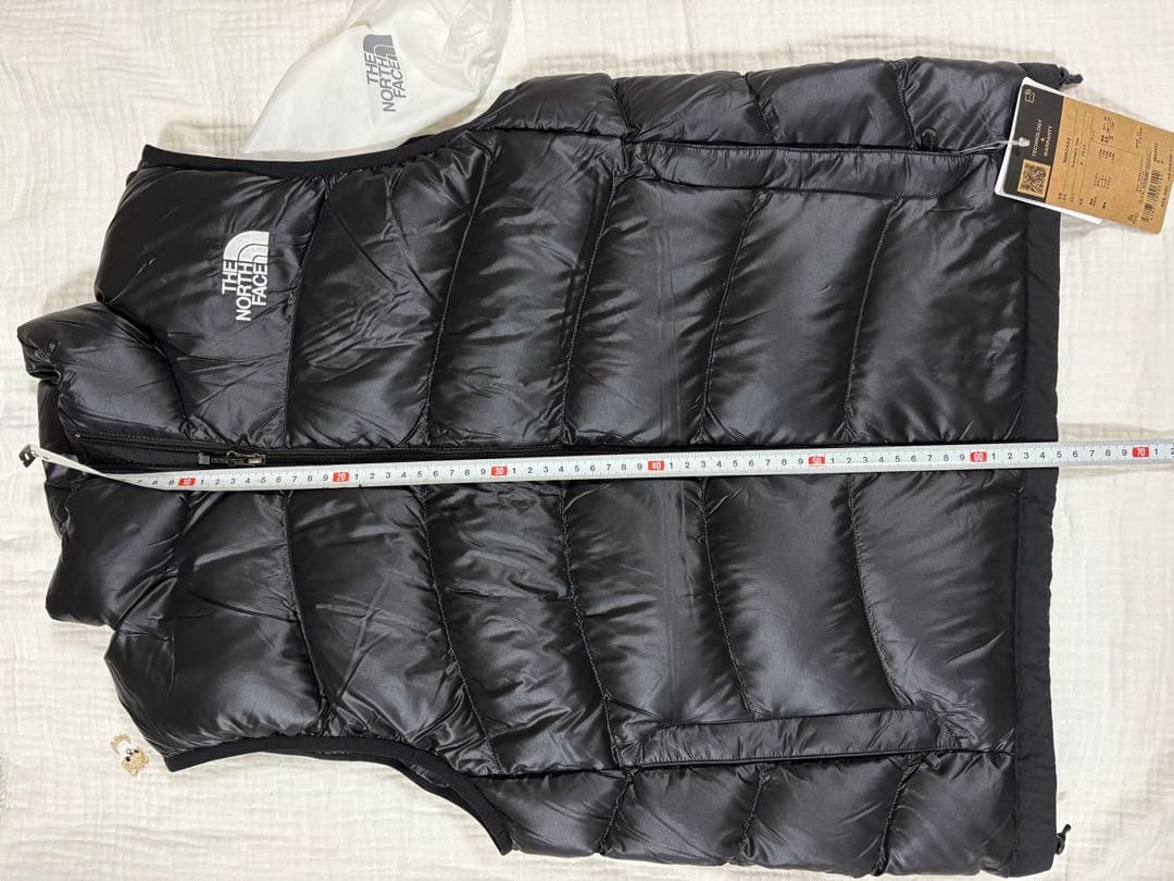 まっすぅ☆タグ付き☆ノースフェイス ベスト ブラック S ダウン