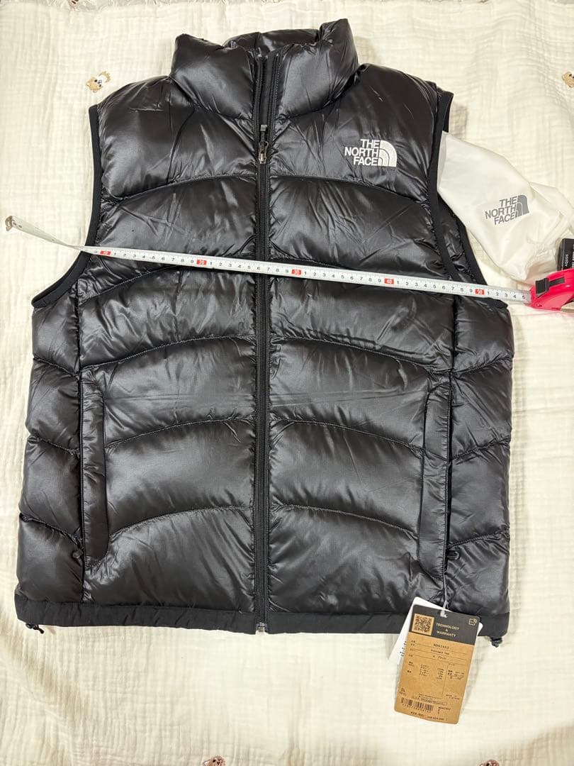 まっすぅ☆タグ付き☆ノースフェイス ベスト ブラック S ダウン