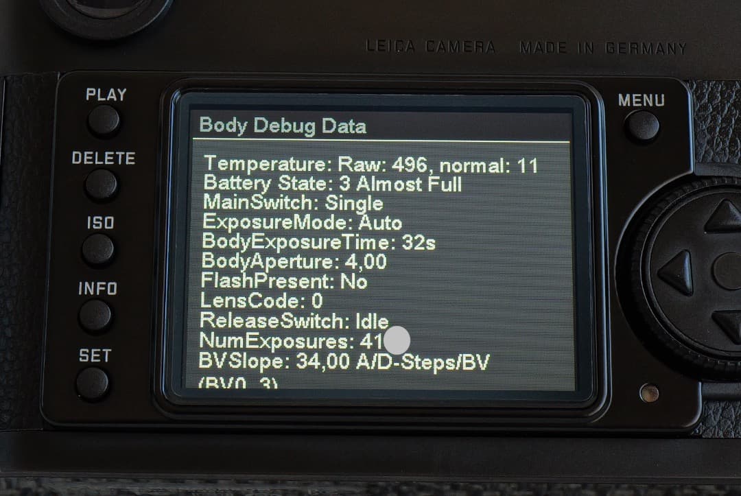 Leica M Monochrom シャッター4100回台 CCD対策品