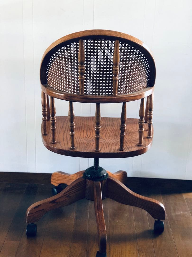 ラタン 木製【 アメリカ製】アンティーク ベントウッド チェア