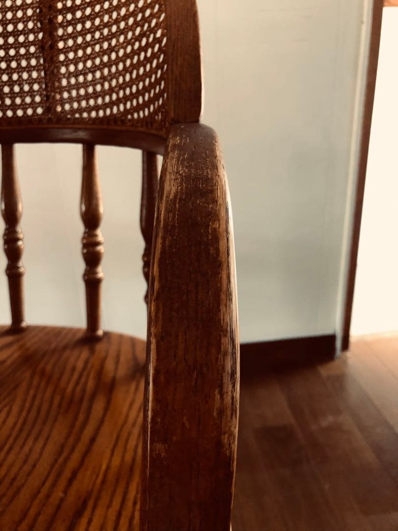 ラタン 木製【 アメリカ製】アンティーク ベントウッド チェア