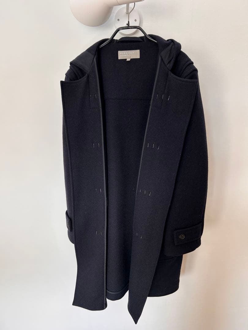 MARGARETHOWELL FOXBROTHERS ダッフルコート ネイビーM