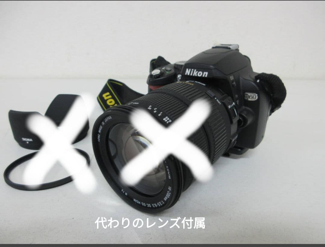 Nikon D60 互換充電器付属