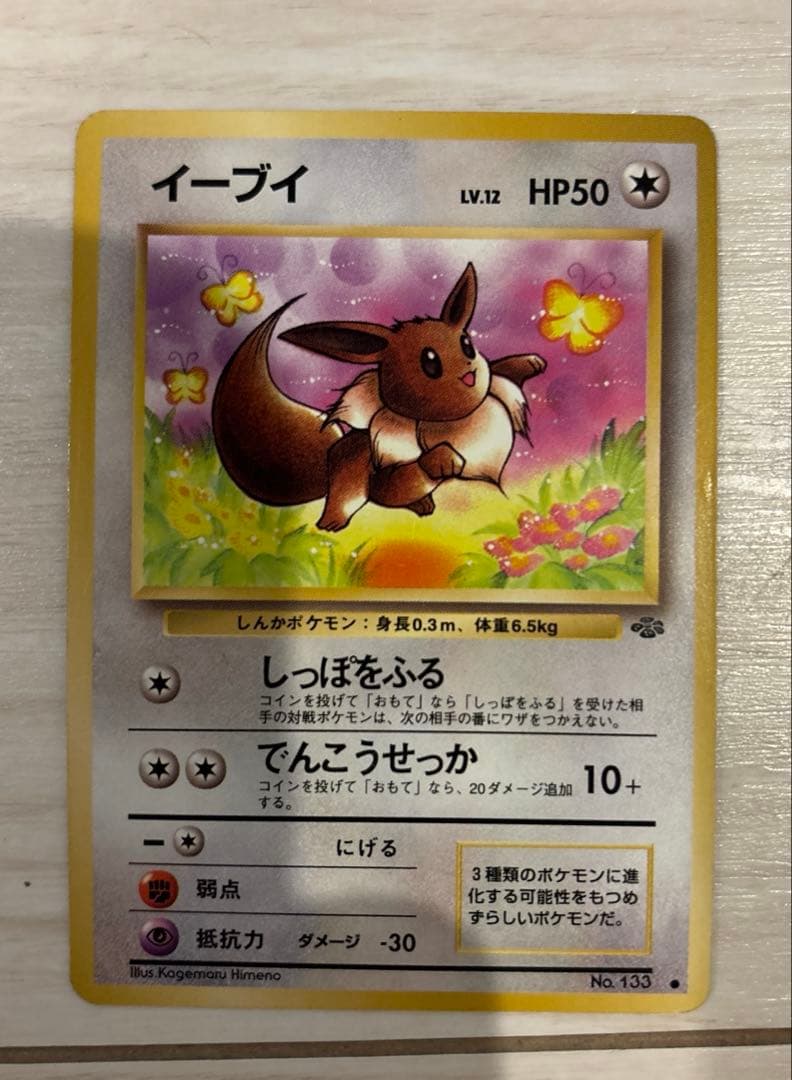 【旧裏】イーブイ・わるいシャワーズ・サンダース・ブースター5枚 Eevee