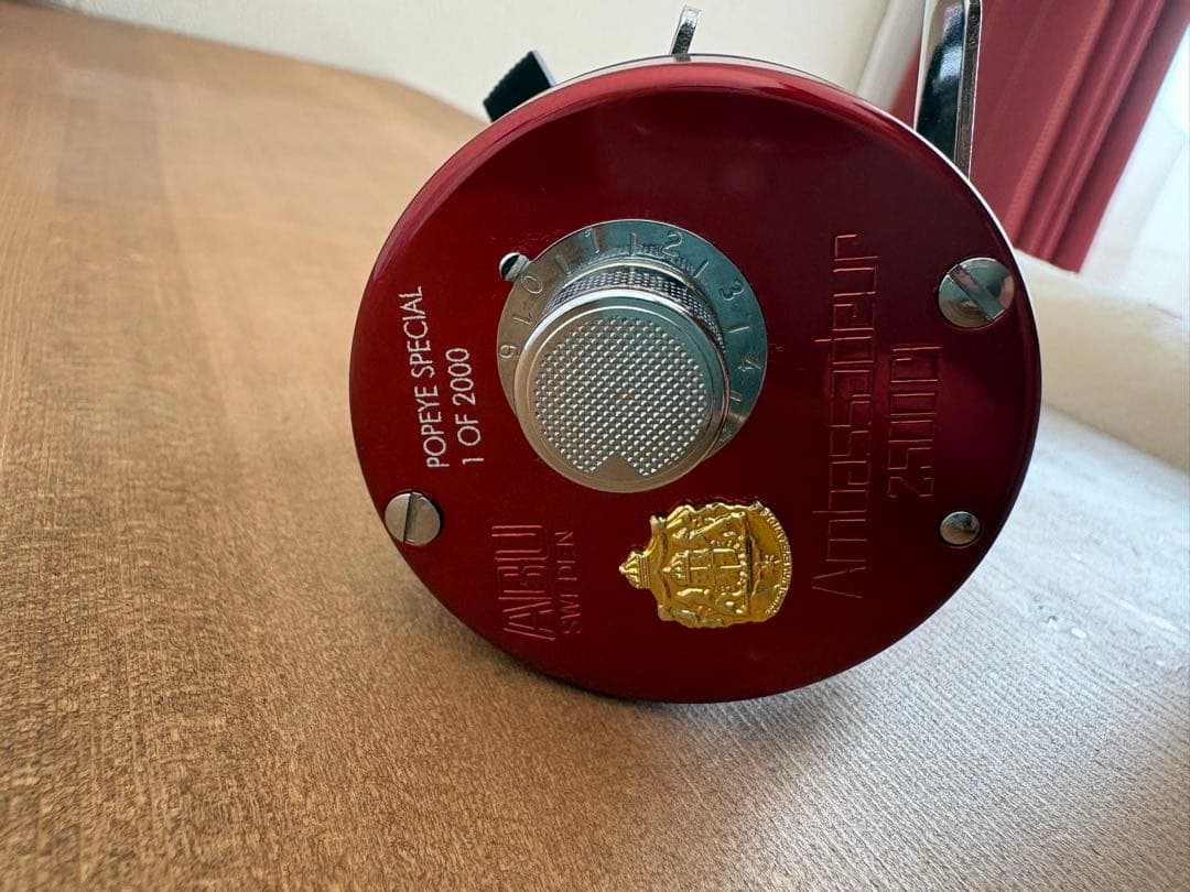 アブガルシア アンバサダー　2500c レッド ポパイ