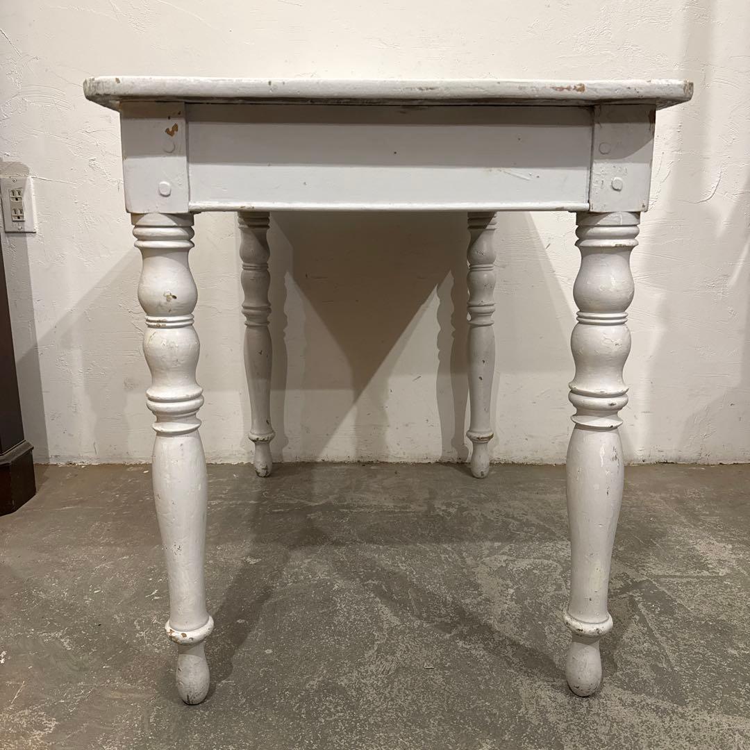 ヴィンテージ　木製デスク　サイドテーブル　作業台