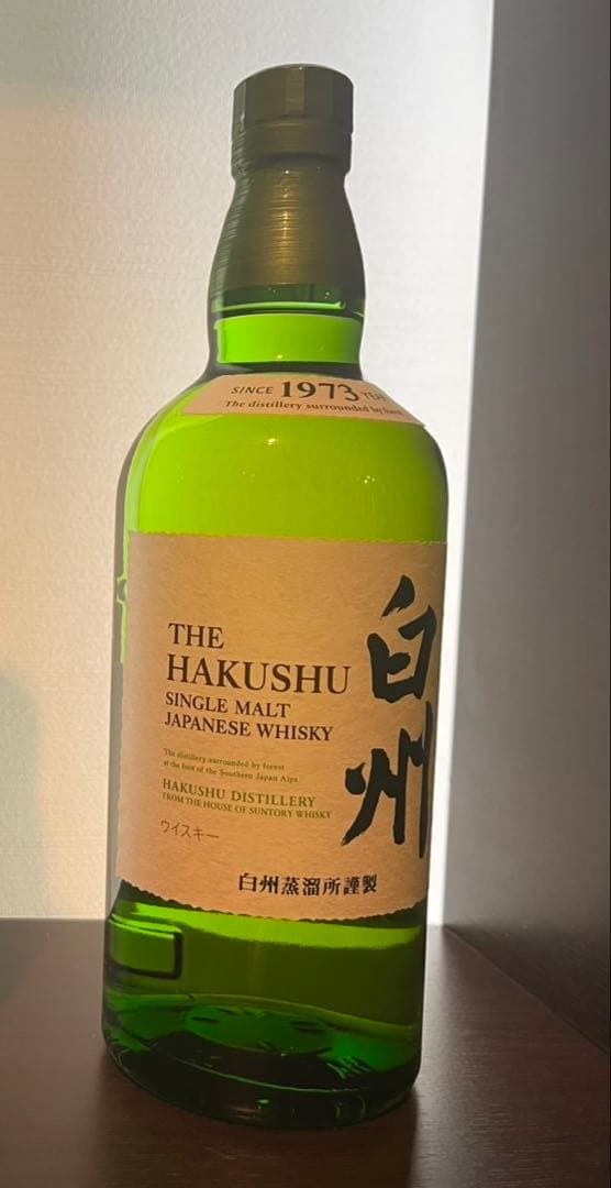 THE HAKUSHU シングルモルトウイスキー SINCE 1973 YEAR