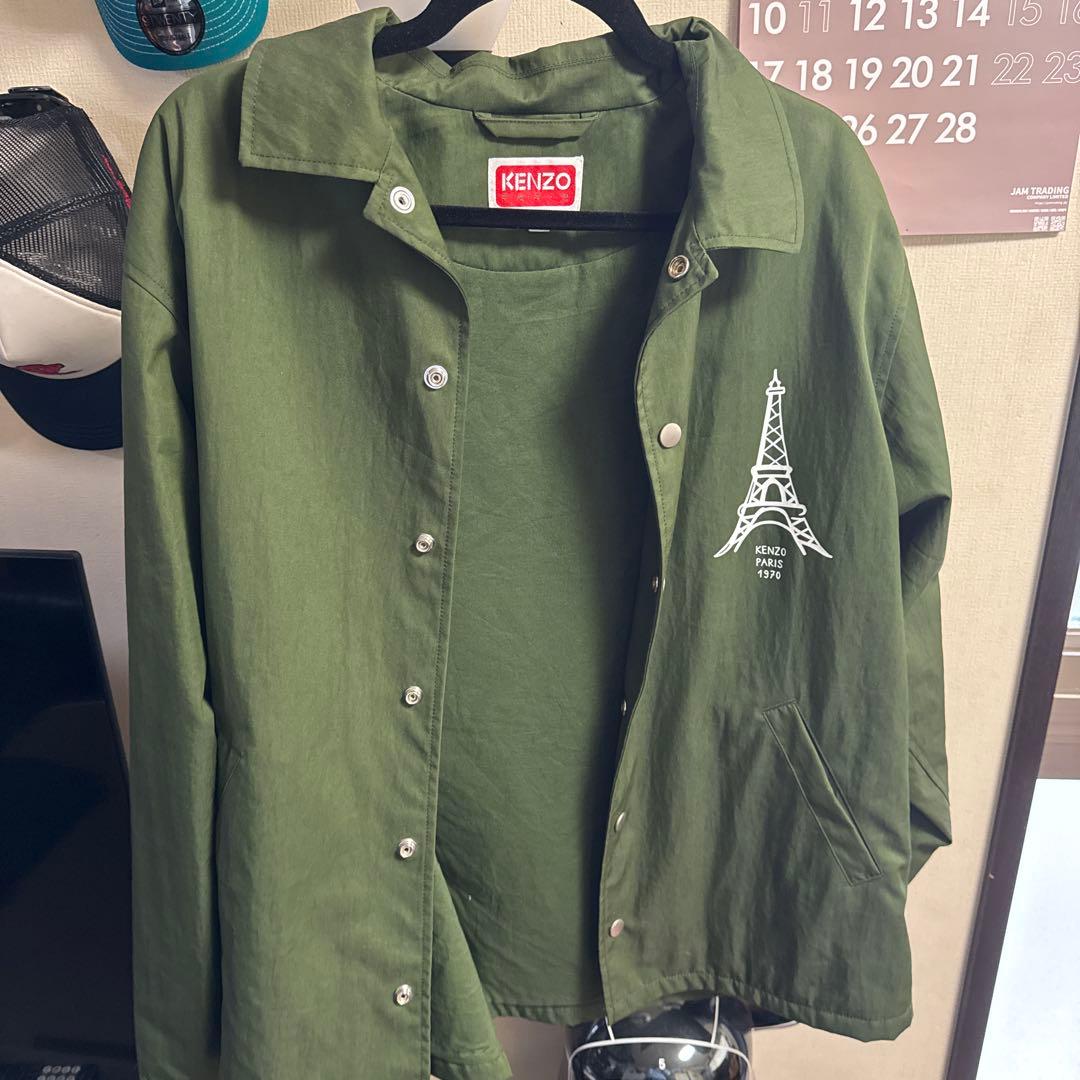 KENZO コーチジャケット Mサイズ オリーブグリ