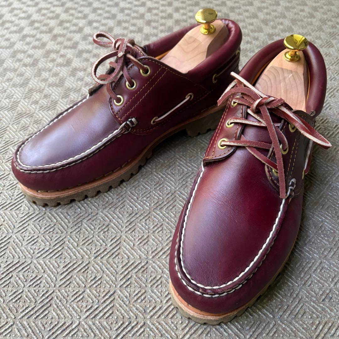 ティンバーランド スリーアイ クラシックラグ バーガンディー 25.5cm