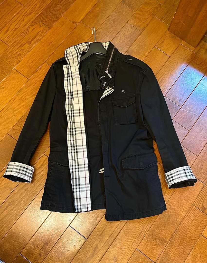 最終値下げバーバリーブラックレーベル ジャケット コート ジャンパーノバチェック