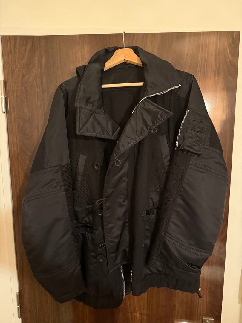 ジャケット・アウター Sacai 20aw Cotton Twill Nylon blouson