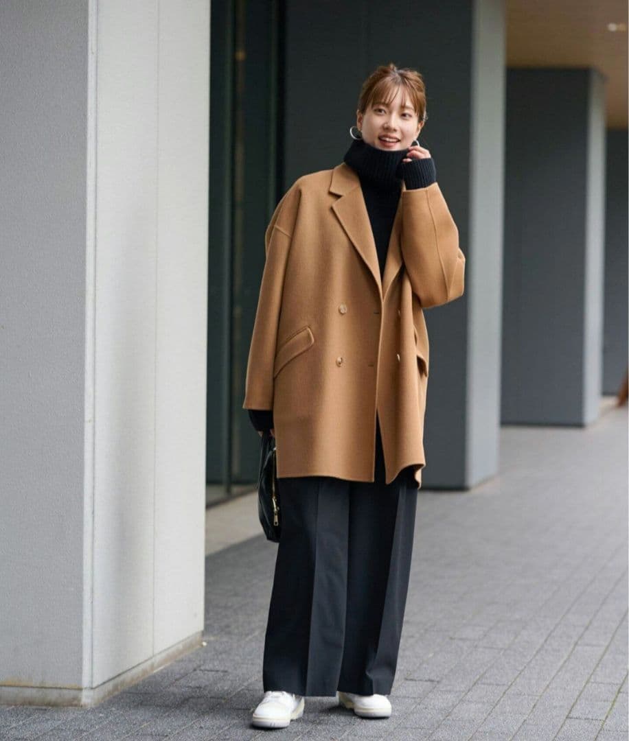 FRAMeWORK ハミルトンリバーテーラードコート　キャメル　38