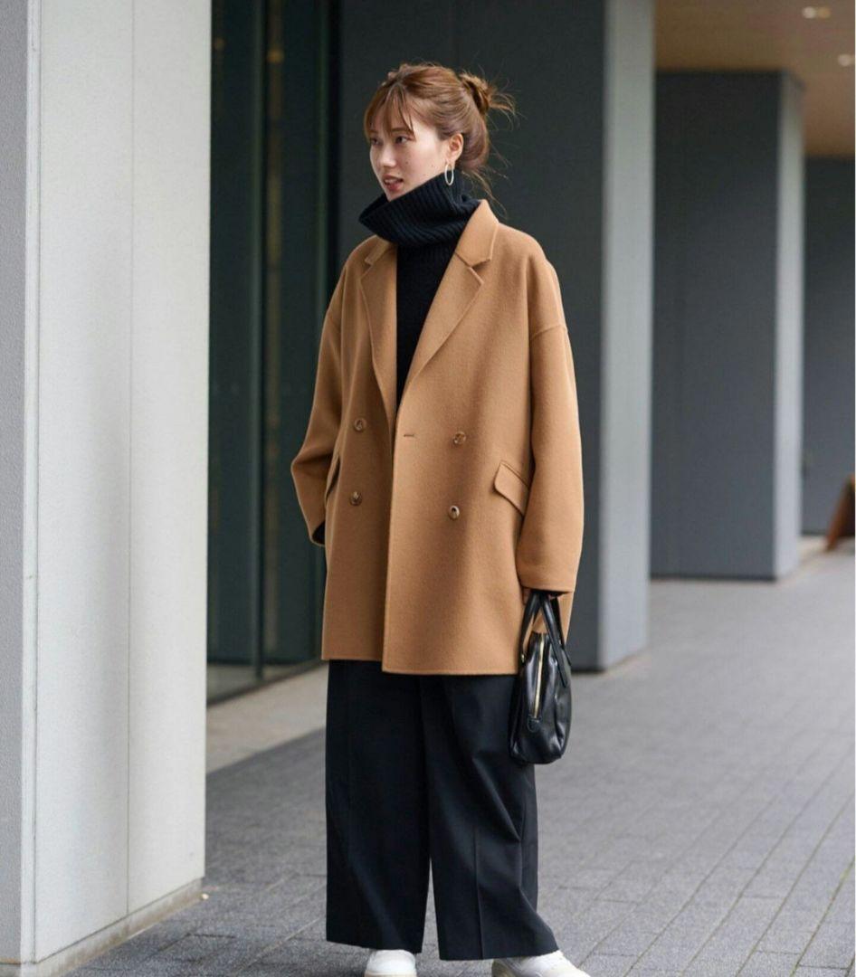 FRAMeWORK ハミルトンリバーテーラードコート　キャメル　38