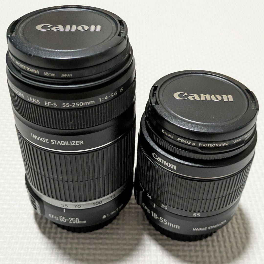 Canon EF-Sレンズキット 18-55mm＆55-250mm IS II