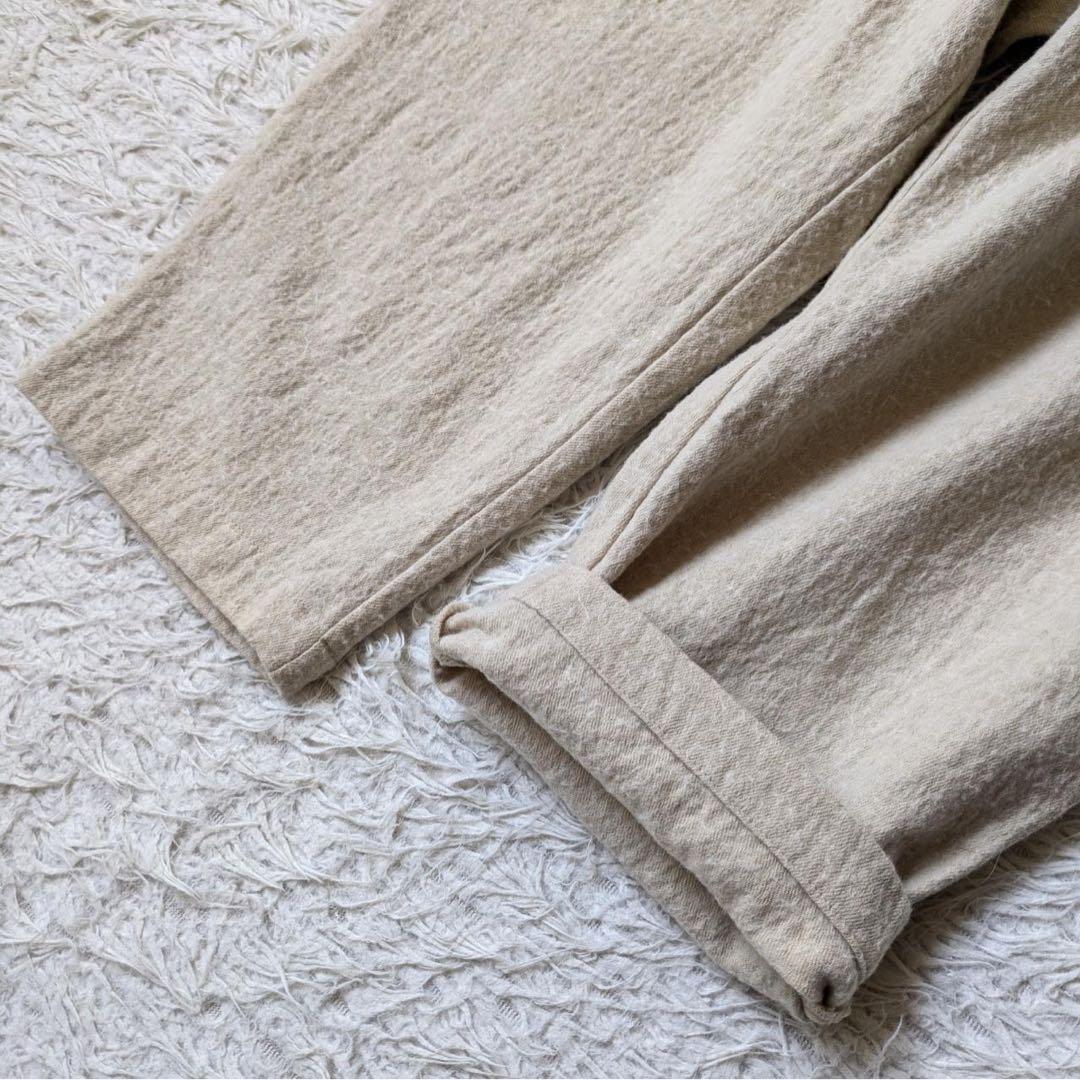 atelier naruse/アトリエナルセ　コットンウールツイルサルエルパンツ