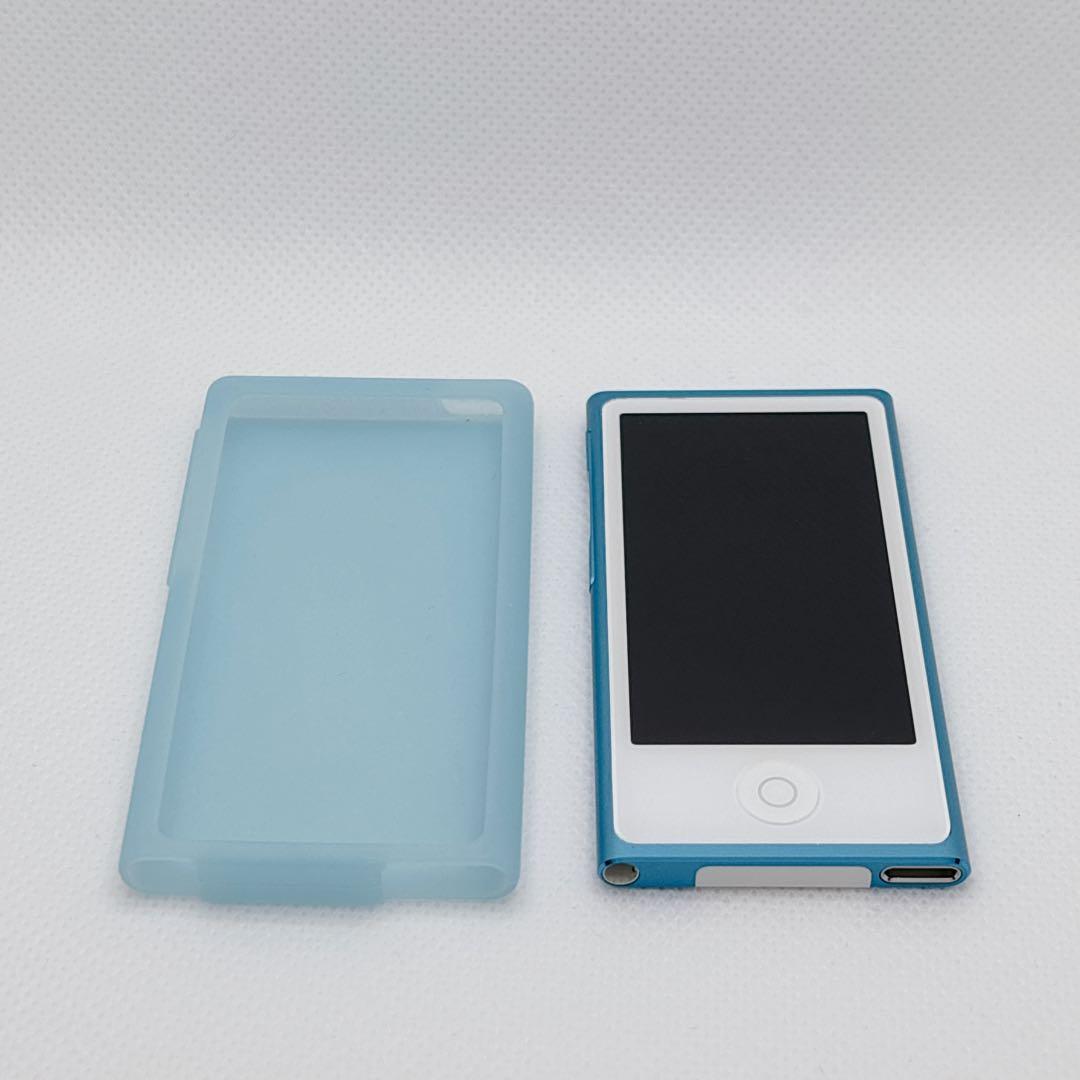 【美品】Apple iPod nano 第7世代 ブルー MD477J/A