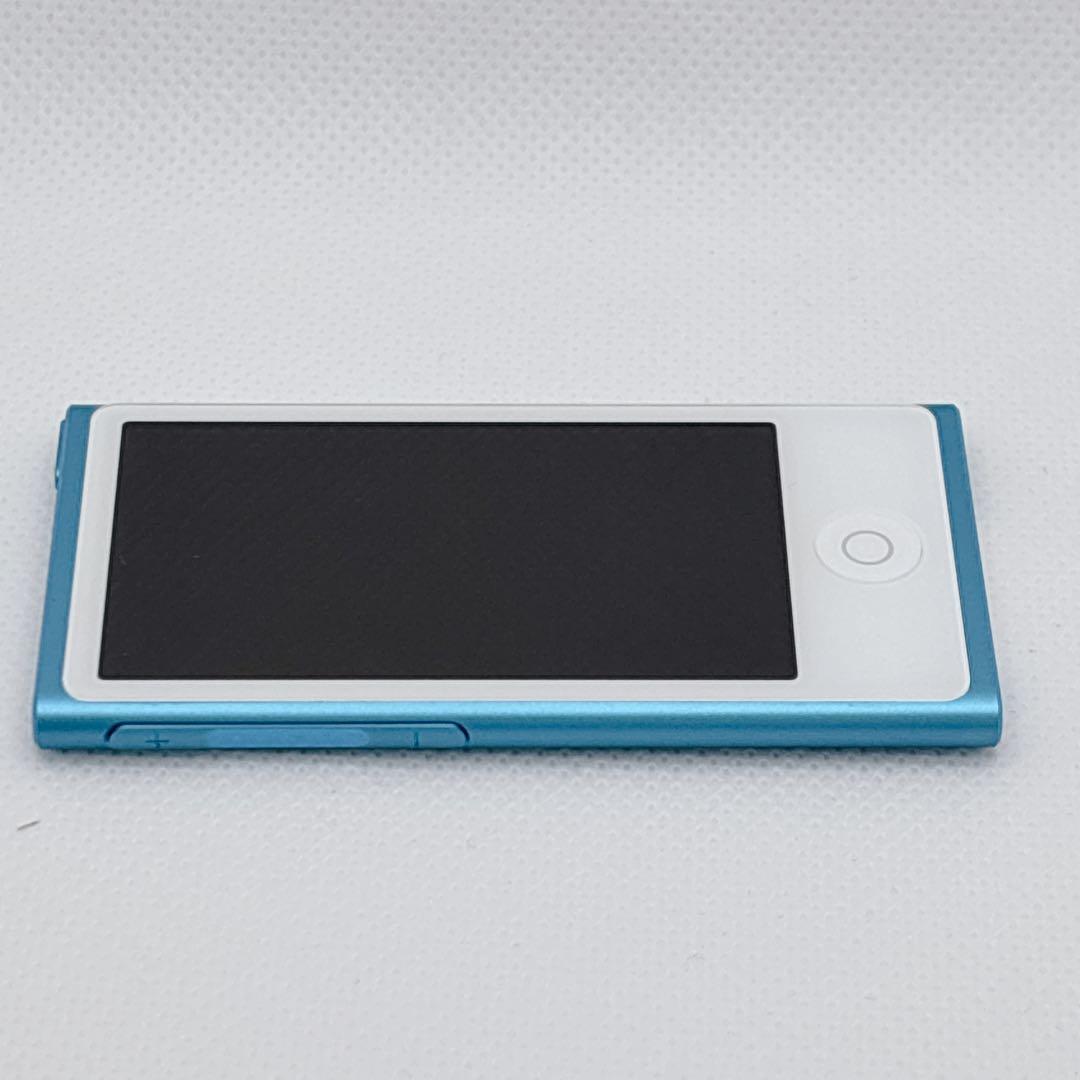 【美品】Apple iPod nano 第7世代 ブルー MD477J/A