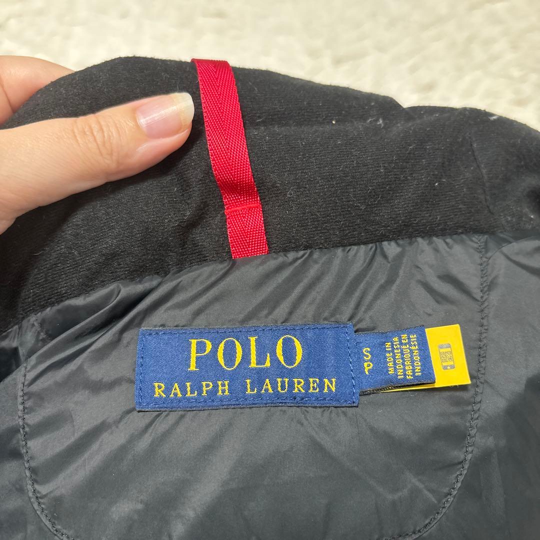 ラルフローレン ビッグポニー ダウンベスト ネイビー 刺繍ロゴ 2700