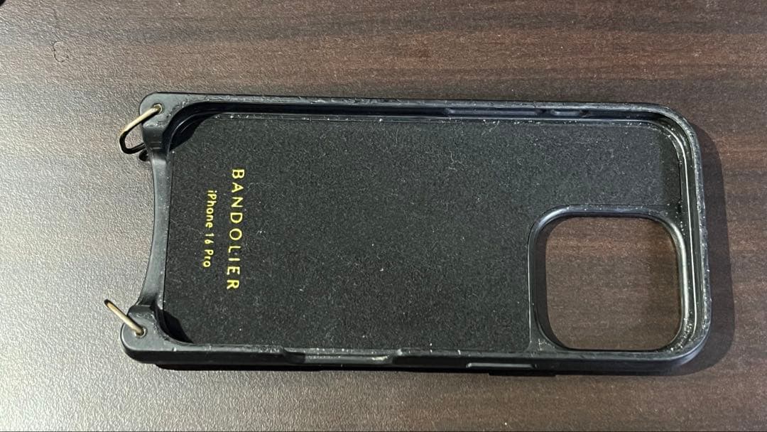 iPhoneアクセサリー BANDOLIER Emma gold iPhone 16 Pro 6.3