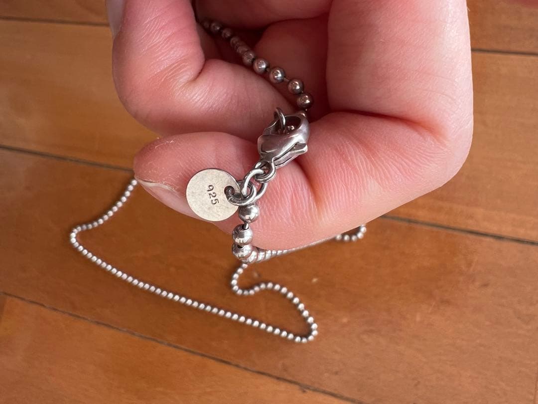 ティファニー silver925 ボールチェーンネックレス