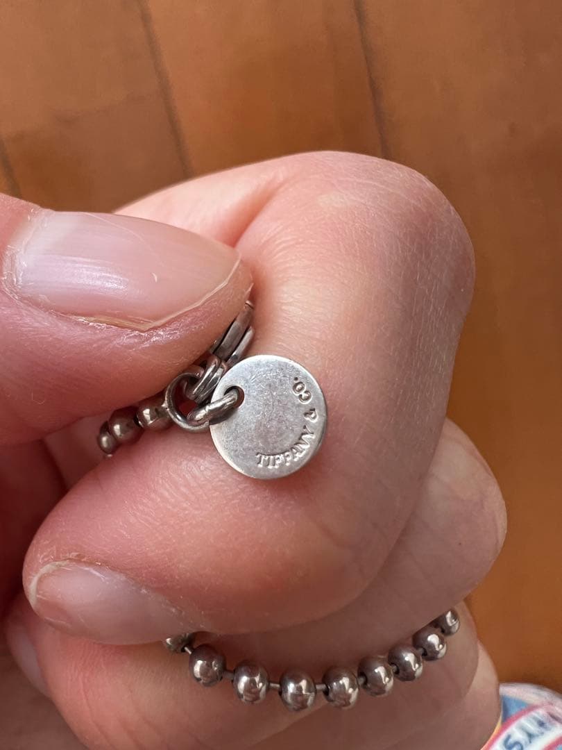 ティファニー silver925 ボールチェーンネックレス
