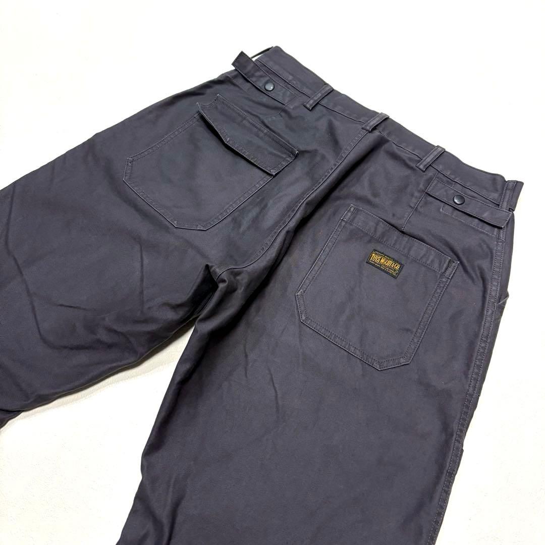 34 美品 トイズマッコイ USAF 紺 ネイビー ユーティリティトラウザーズ